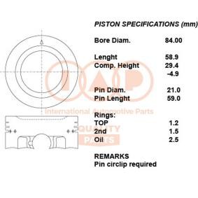 Kolben 100-13099 von IAP QUALITY PARTS günstig für 432,75 € online kaufen