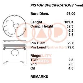 Compre Êmbolo da IAP QUALITY PARTS 100-18033 a um preço baixo por 1012,67 €