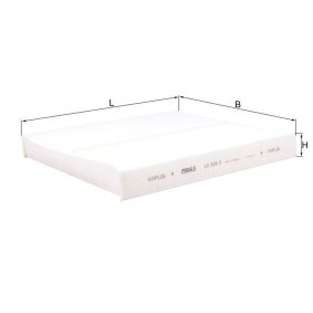 Innenraumfilter LA 816/3 von KNECHT günstig für 14,14 € online kaufen