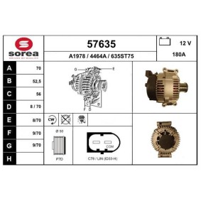 Lichtmaschine für CHRYSLER von EAI