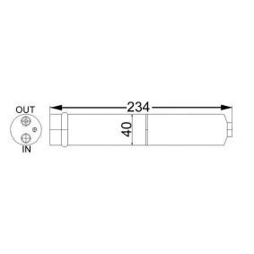 Achetez des Filtre déshydratant, climatisation MAHLE ORIGINAL AD 247 000S à prix pour 28,83 €