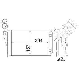 Wärmetauscher, Innenraumheizung AH 83 000S von MAHLE ORIGINAL günstig für 42,16 € online kaufen