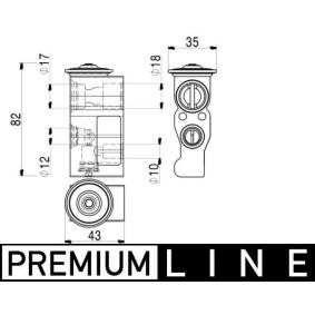 Comprar Válvula de expansión, aire acondicionado de MAHLE ORIGINAL AVE 2 000P a bajo precio de 46,64 €