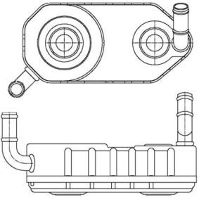 Ölkühler, Automatikgetriebe CLC 177 000S von MAHLE ORIGINAL günstig für 71,55 € online kaufen