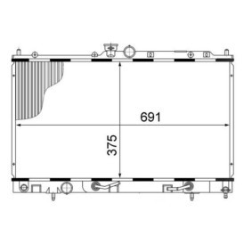 Kjøp Radiator, motorkjøling av MAHLE ORIGINAL CR 1483 000S til den lave prisen 1607,73 NOK