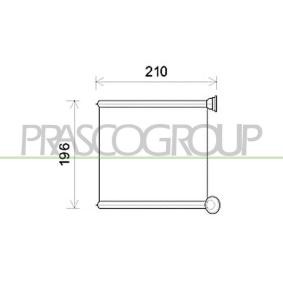Acquista Scambiatore calore per riscaldamento abitacolo da PRASCO AD324H001 a buon mercato per soli 54,20 €