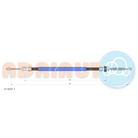 Handbremsseil 41.0231.1 von ADRIAUTO günstig für 10,84 € online kaufen