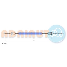Handbremsseil 41.0243.1 von ADRIAUTO günstig für 16,39 € online kaufen