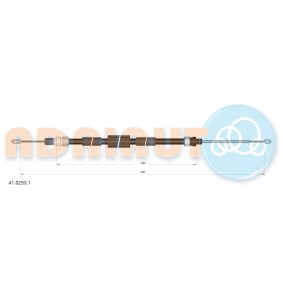 Handbremsseil 41.0253.1 von ADRIAUTO günstig für 20,32 € online kaufen