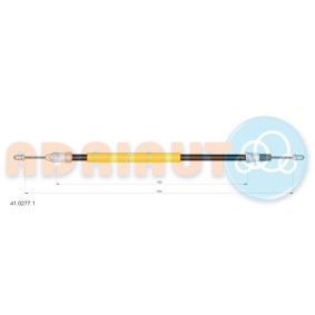 Handbremsseil 41.0277.1 von ADRIAUTO günstig für 12,84 € online kaufen