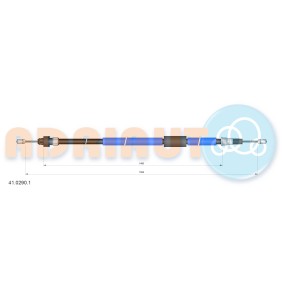 Handbremsseil 41.0290.1 von ADRIAUTO günstig für 20,11 € online kaufen
