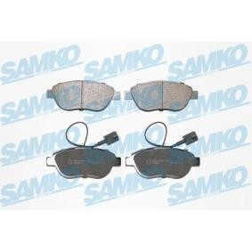 Achetez des Plaquettes de frein SAMKO 5SP1657 à prix pour 27,37 €