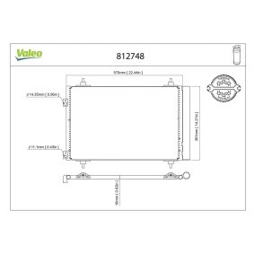 Klimakondensator 812748 von VALEO günstig für 124,80 € online kaufen