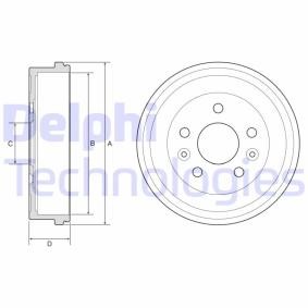 Comprar Tambor de freno de DELPHI BF597 a bajo precio de 45,44 €