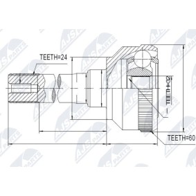Compre Junta homocinética de NTY online para Defender Pick-up (L316) a precios moderados