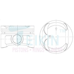 Kolbensatz 38153.STD von TEIKIN günstig für 78,25 € online kaufen