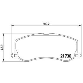 Achetez des Plaquettes de frein BREMBO P 79 004 à prix pour 22,61 €