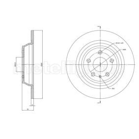 Bremsscheibe 800-1786C von CIFAM günstig für 102,64 € online kaufen