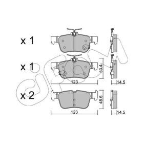 Bremsbeläge 822-1040-1 von CIFAM günstig für 30,41 € online kaufen