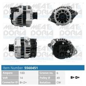 Köp Generator av MEAT & DORIA 5560451 till det låga priset 1876,50 kr