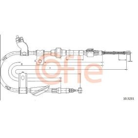 Handbremsseil 92.10.5231 von COFLE günstig für 23,73 € online kaufen
