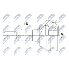 Achetez des Jeu de joints, arbre de transmission NTY NPZ-CH-024 à prix pour 59,13 €