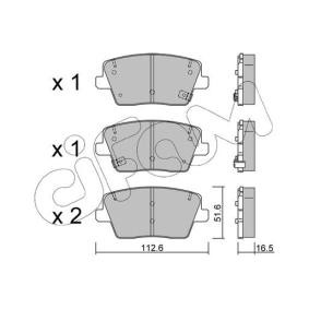Bremsbeläge 822-1242-0 von CIFAM günstig für 58,89 € online kaufen