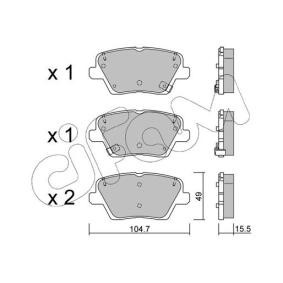 Bremsbeläge 822-1243-0 von CIFAM günstig für 84,15 € online kaufen