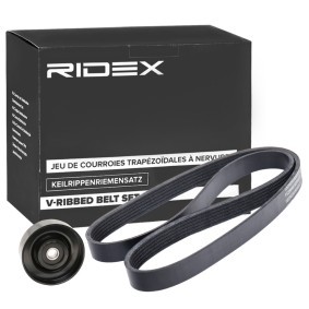 Comprar Juego de correas trapeciales poli V de RIDEX 542R0786 a bajo precio de 34,11 €