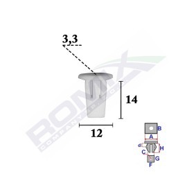 Comprar Clip, listón de ROMIX C70334 a bajo precio de 0,48 €