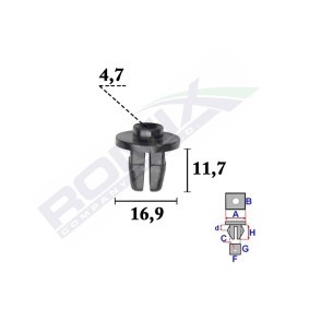 Comprar Clip, listón de ROMIX C70359 a bajo precio de 0,58 €