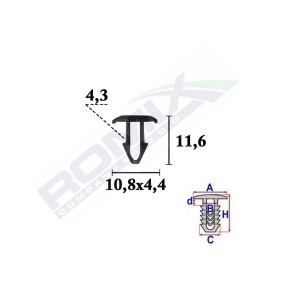Comprar Clip, listón de ROMIX C70362 a bajo precio de 0,41 €