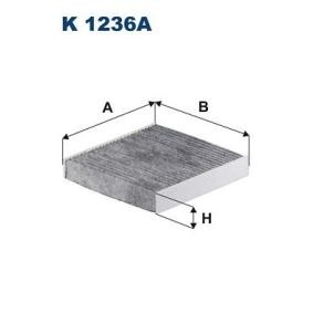 Kjøp Kupefilter av FILTRON K 1236A til den lave prisen 146,37 NOK