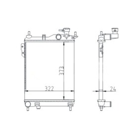 Acquista Radiatore motore da HART 620 252 a buon mercato per soli 86,72 €