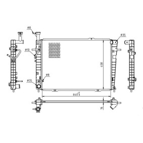 Acquista Radiatore motore da HART 630 233 a buon mercato per soli 110,21 €