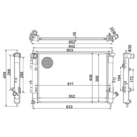 Acquista Radiatore motore da HART 641 304 a buon mercato per soli 121,69 €