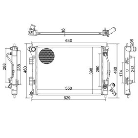 Acquista Radiatore motore da HART 644 070 a buon mercato per soli 138,28 €