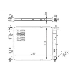 Acquista Radiatore motore da HART 721 370 a buon mercato per soli 116,94 €