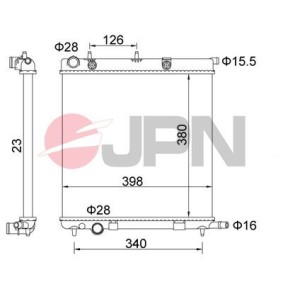 Achetez des Radiateur du moteur JPN 60C9013-JPN à prix pour 48,16 €
