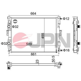 Achetez des Radiateur du moteur JPN 60C9045-JPN à prix pour 81,99 €