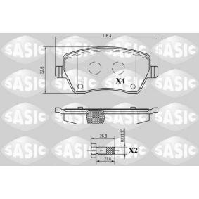 Acquista Kit pastiglie freni da SASIC 6214051 a buon mercato per soli 30,90 €