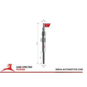 Comprar Bujía de precalentamiento de MEHA AUTOMOTIVE MH70106 a bajo precio de 15,13 €