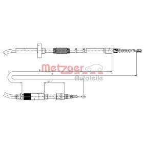 Acquista Cavo freno a mano da METZGER 10.7531 a buon mercato per soli 29,23 €