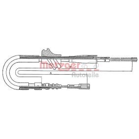 Acquista Cavo freno a mano da METZGER 10.754 a buon mercato per soli 14,56 €