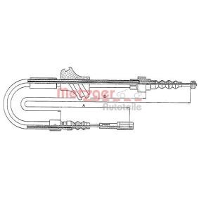 Acquista Cavo freno a mano da METZGER 10.7542 a buon mercato per soli 14,90 €