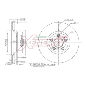 Bremsscheibe X602808 von AP XENERGY günstig für 48,78 € online kaufen