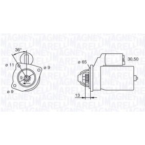 Anlasser 063111007010 von MAGNETI MARELLI günstig für 399,96 € online kaufen