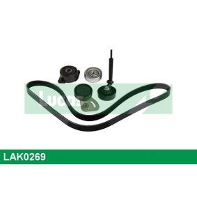 Compre Jogo de correias trapezoidais estriadas da LUCAS LAK0269 a um preço baixo por 121,53 €