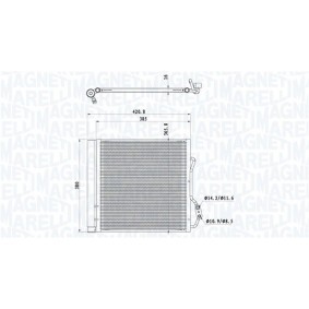 Klimakondensator 350203212000 von MAGNETI MARELLI günstig für 134,01 € online kaufen
