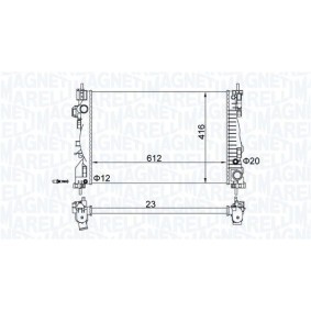 Klimakondensator 350203269000 von MAGNETI MARELLI günstig für 155,51 € online kaufen